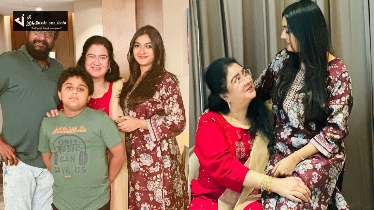 மகன் மகளுடன் நடிகை ஊர்வசி எடுத்துக்கொண்ட புகைப்படங்கள்