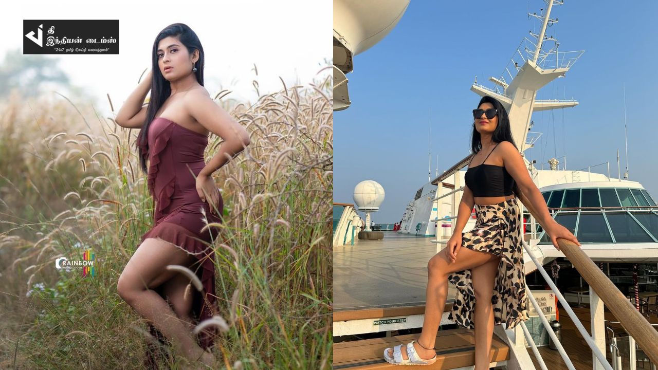 தமிழும் சரஸ்வதியும் சீரியல் மேக்னாவின் MODERN LOOK புகைப்படங்கள் வைரல்