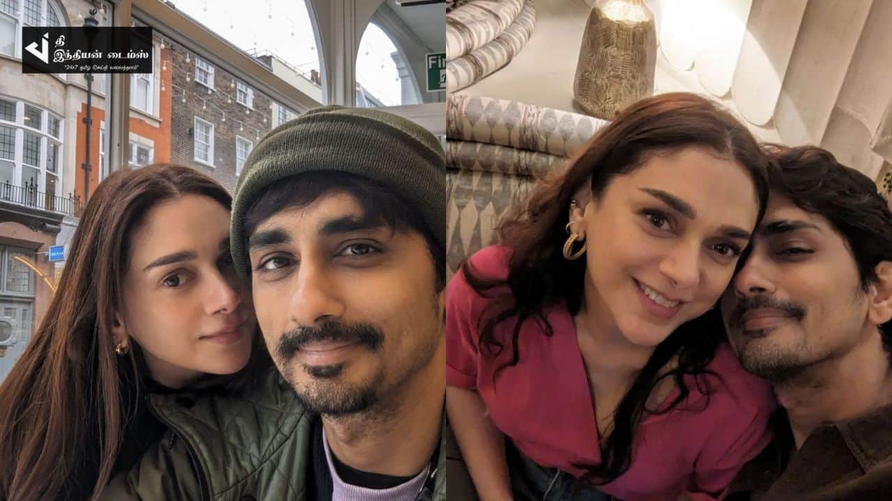 காதலி அதிதி உடன் NEWYEAR கொண்டாடிய சித்தார்த் புகைப்படங்கள்