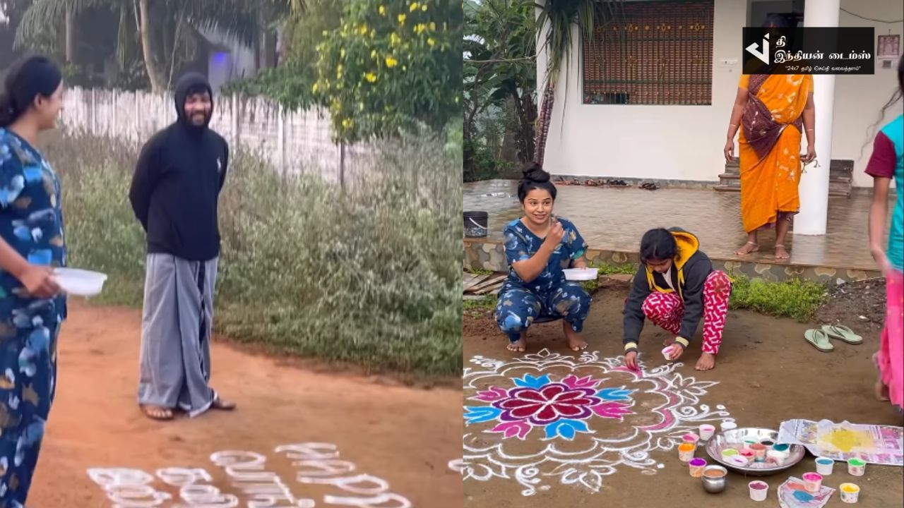 சொந்த கிராமத்தில் பொங்கலை கொண்டாடிய கவிஞர் சினேகன்