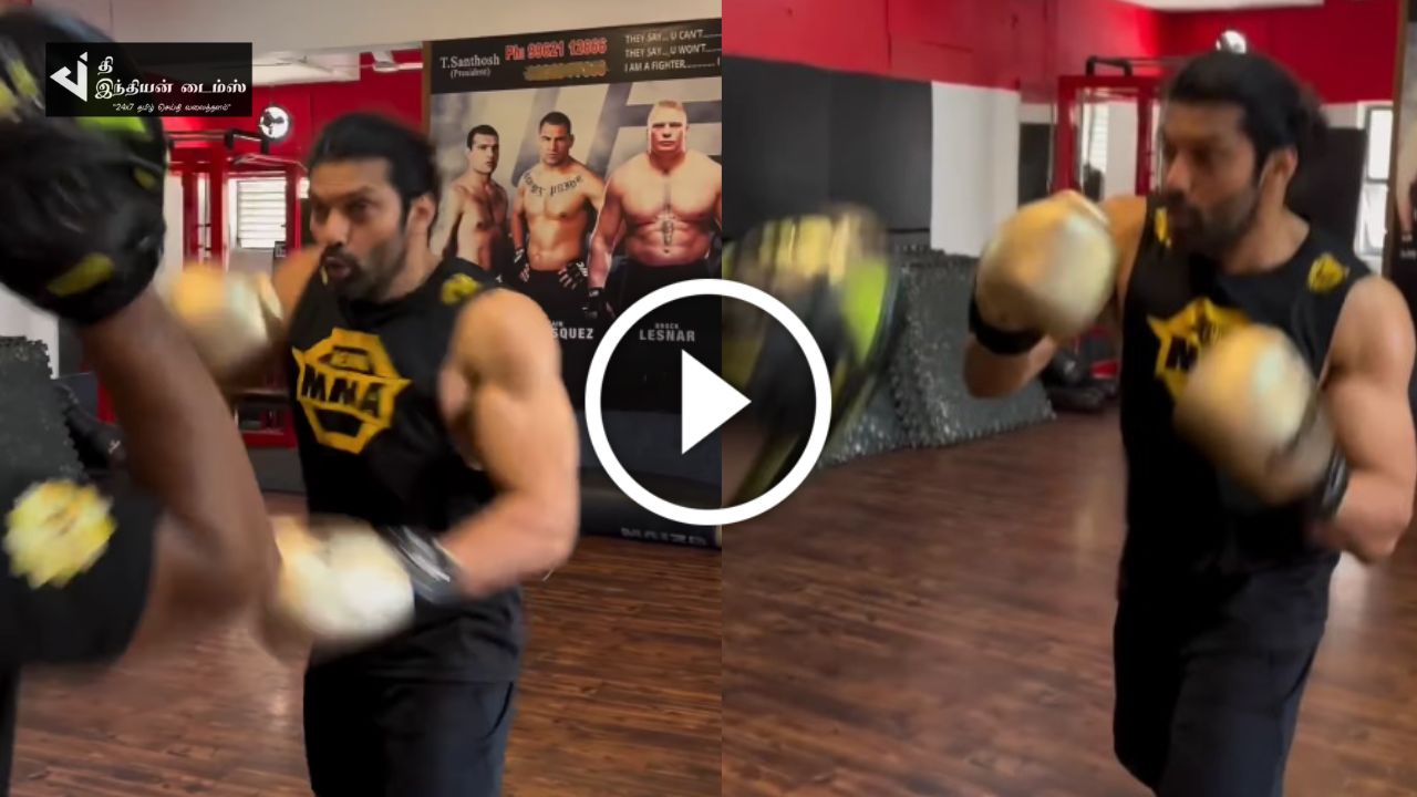 சார்பட்டா பரம்பரை 2 படத்திற்கு வெறித்தனமாக குத்துசண்டை செய்யும் ஆர்யா