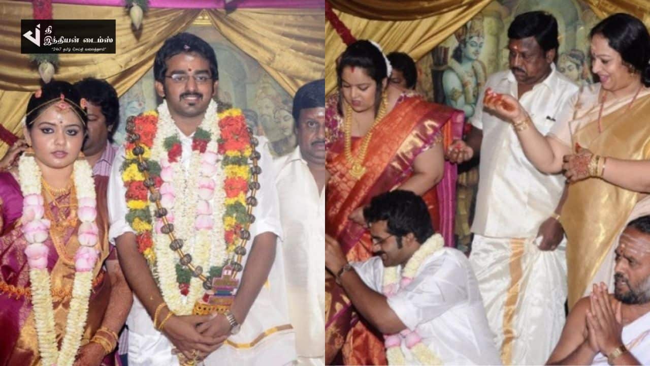 நடிகர் ராமராஜன் மகன் திருமண புகைப்படங்கள்