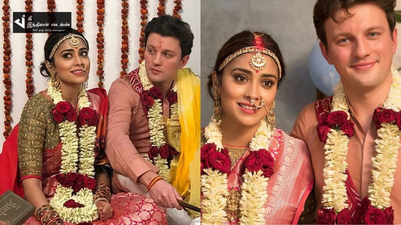 நடிகை ஷ்ரேயாவின் திருமண புகைப்படங்கள்