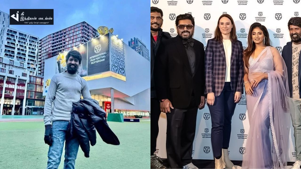 வெளிநாட்டில் திரைப்பட விழாவில் கலந்துகொண்ட நடிகர் சூரி மற்றும் நிவின் பாலி