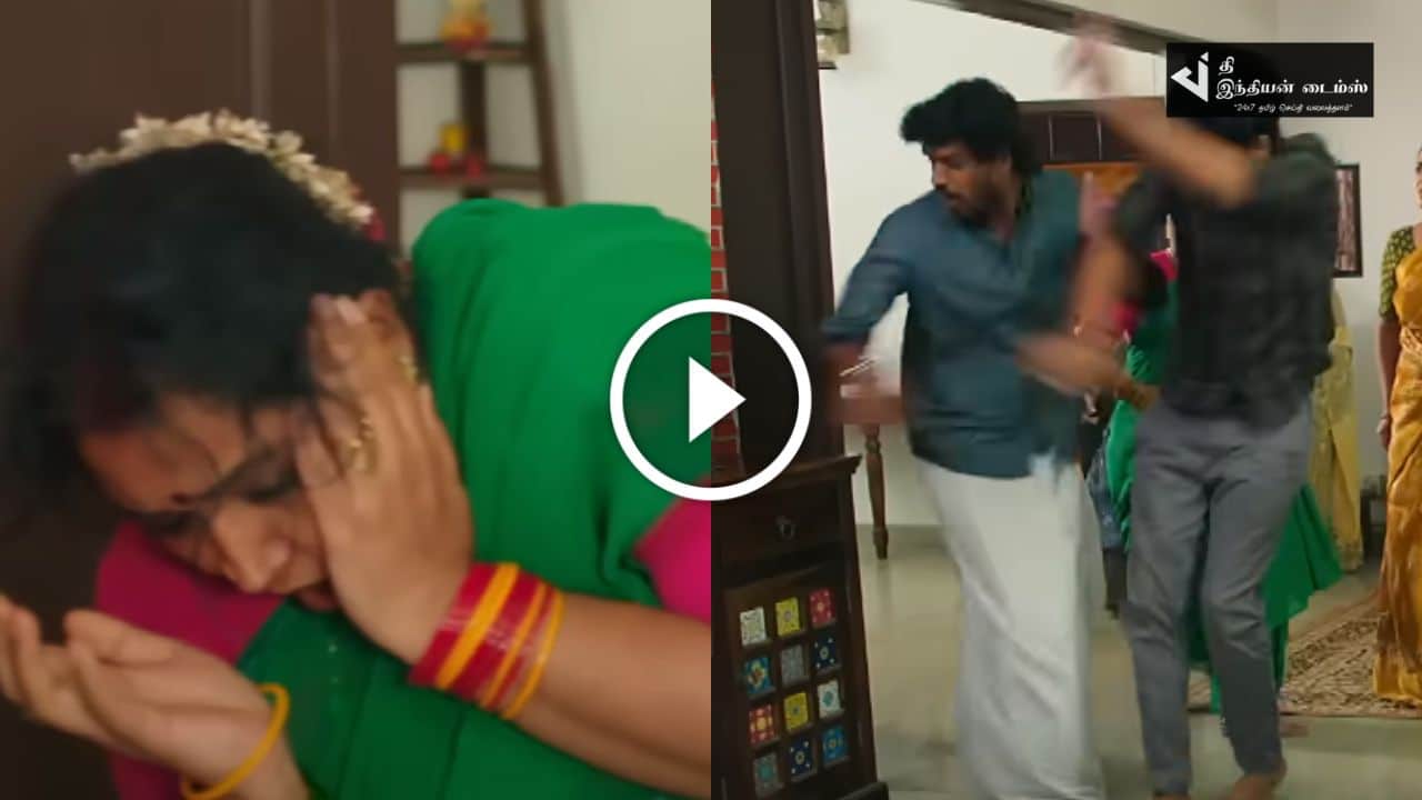 தர்ஷினியை கடத்த முயன்ற ஜான்சியையும் கரிகாலனாயும் அடித்த ஈஸ்வரி… எதிர்நீச்சல் ப்ரோமோ