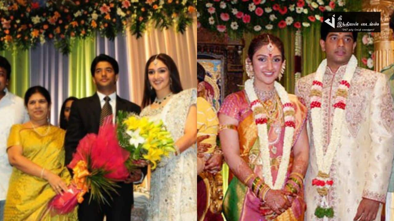 நடிகர் விஜயகுமார் மகள் ஸ்ரீதேவியின் திருமண புகைப்படங்கள்