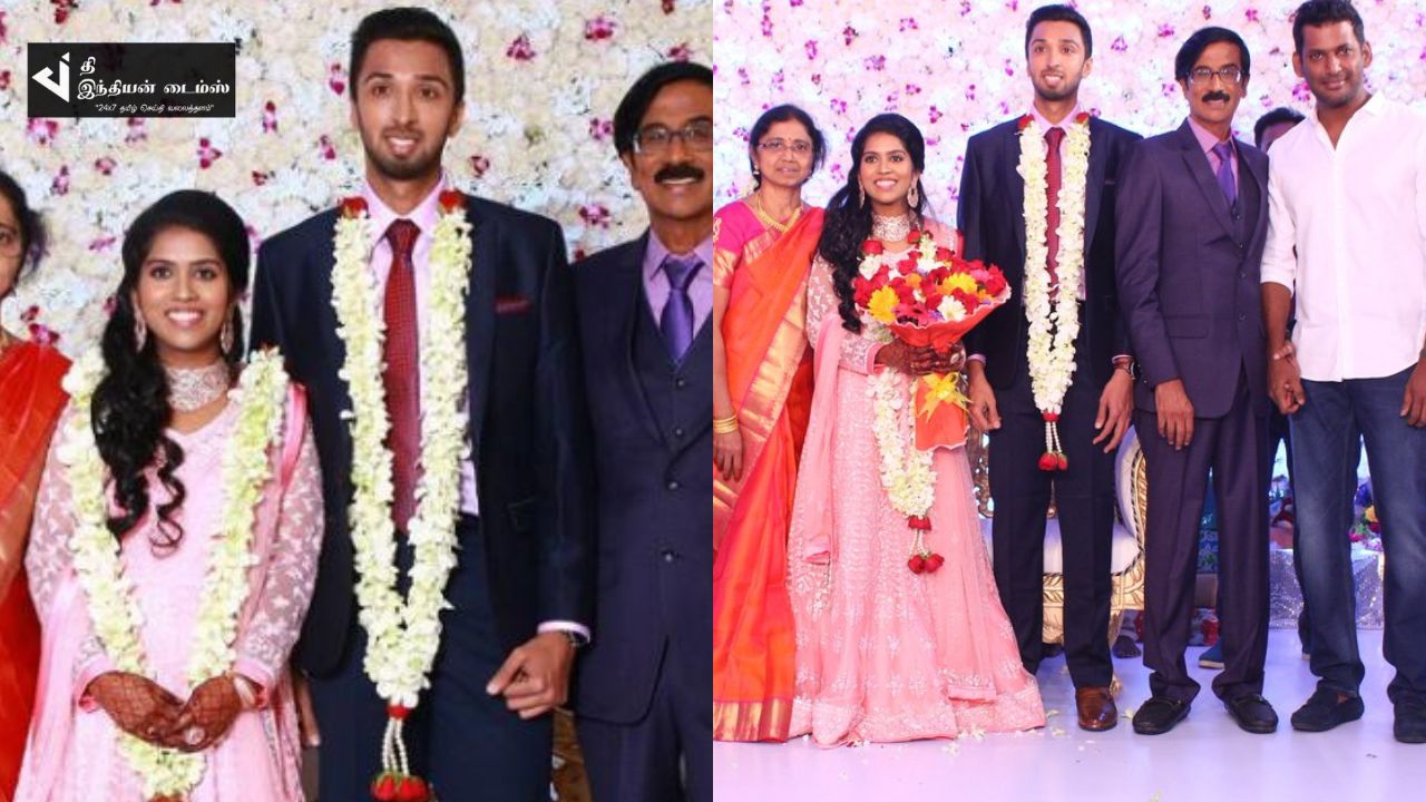 நடிகர் மனோபாலா மகனின் திருமண புகைப்படங்கள்