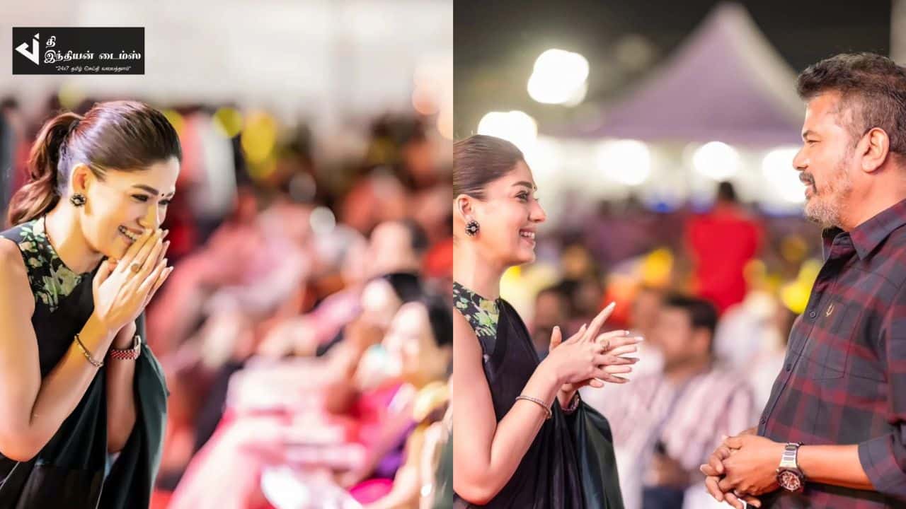 கலைஞர்100 நிகழ்ச்சியில் கலந்துகொண்ட நடிகை நயன்தாரா மாஸ் புகைப்படங்கள்