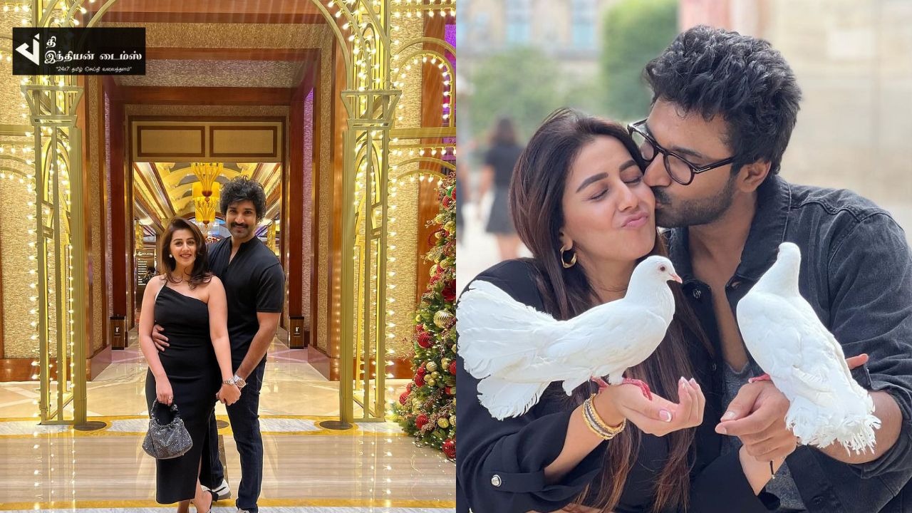 மீண்டும் HONEYMOON பறந்த நடிகை நிக்கி கல்ராணி மற்றும் ஆதி