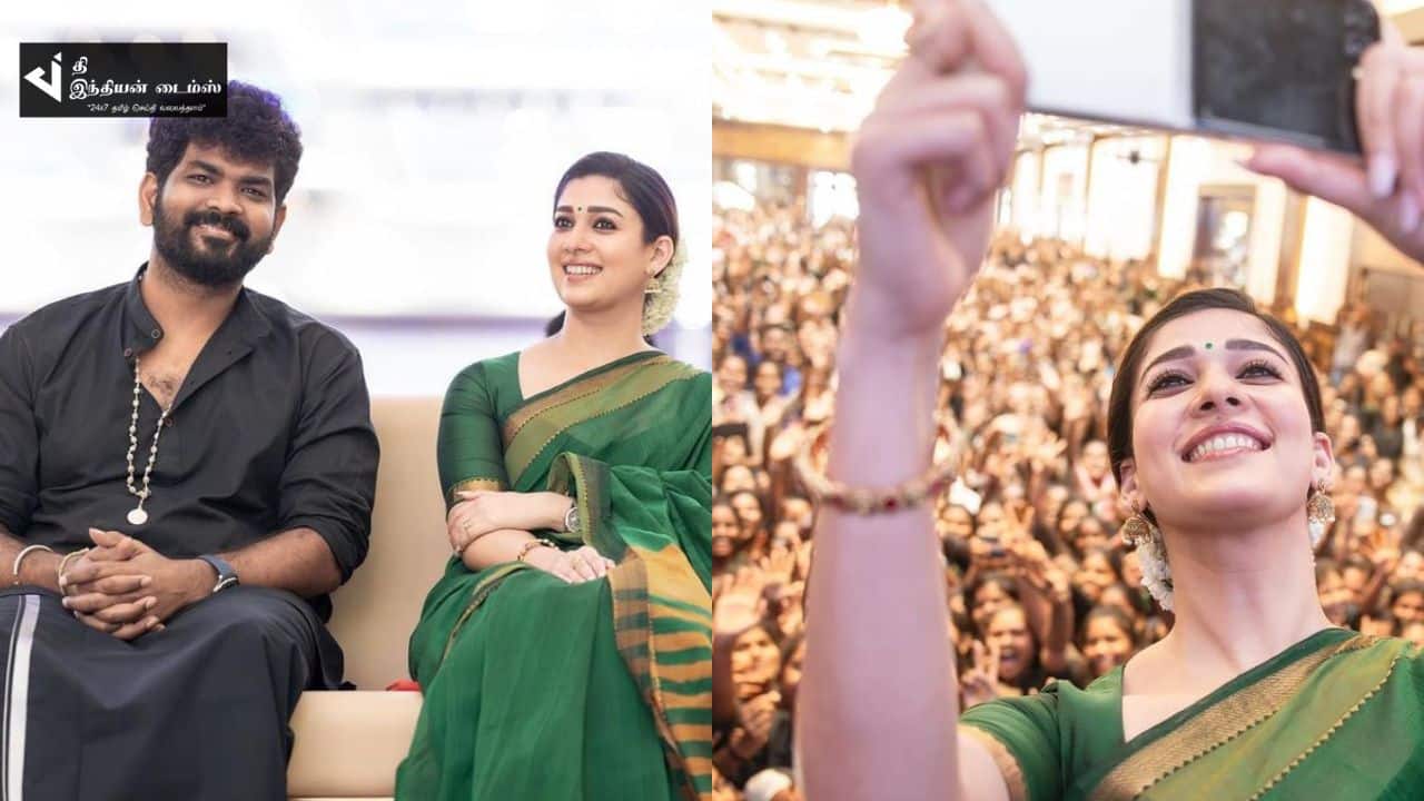 தனது நிறுவனத்தின் விழாவில் கலந்துகொண்ட நடிகை நயன்தாரா