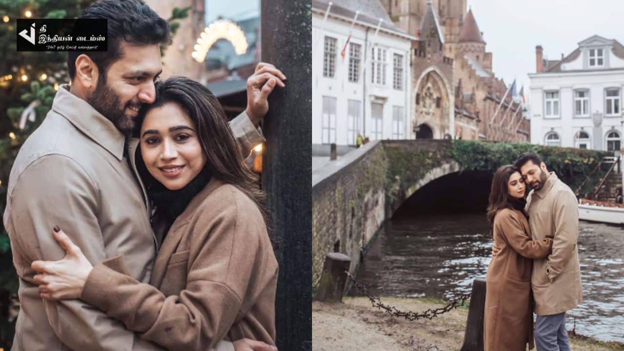 மனைவியுடன் காதலர் தினத்தை கொண்டாடிய நடிகர் ஜெயம் ரவி