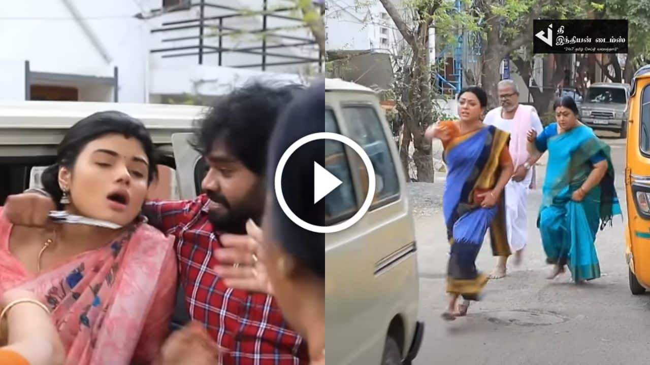 அமிர்தாவின் கழுத்தில் கத்தியை வைத்து கடத்தி சென்ற கணேஷ்.. பாக்கியலட்சுமி ப்ரோமோ