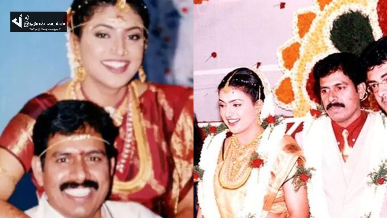 பலரும் பார்த்திராத நடிகை ரோஜா திருமண புகைப்படங்கள்