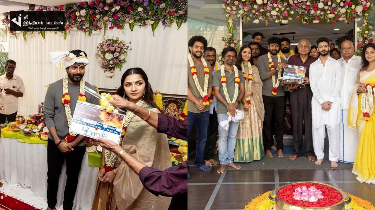 சிவகார்த்திகேயன் AR முருகதாஸ் படம் பூஜையுடன் தொடக்கம்