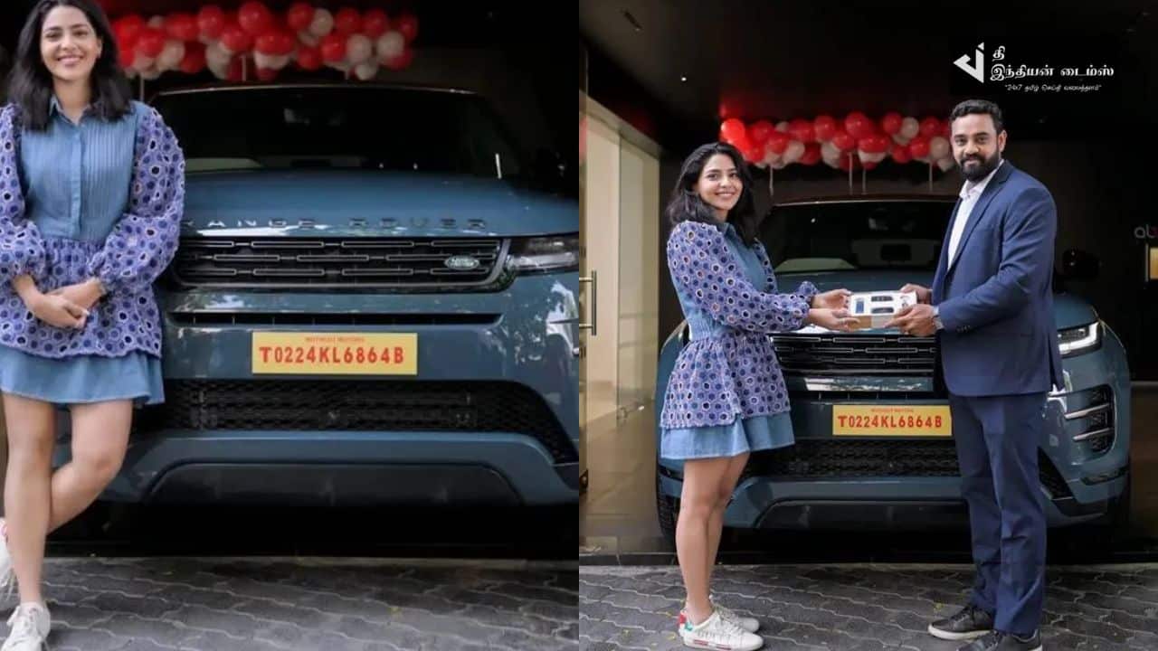 கட்டா குஸ்தி நாயகி ஐஸ்வர்யா லட்சுமி வாங்கிய பிரம்மாண்ட விலையுயர்ந்த கார்