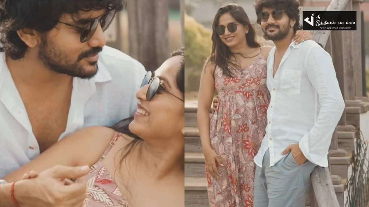 மனைவி மோனிகா உடன் காதலர் தினம் கொண்டாடிய நடிகர் கவின்