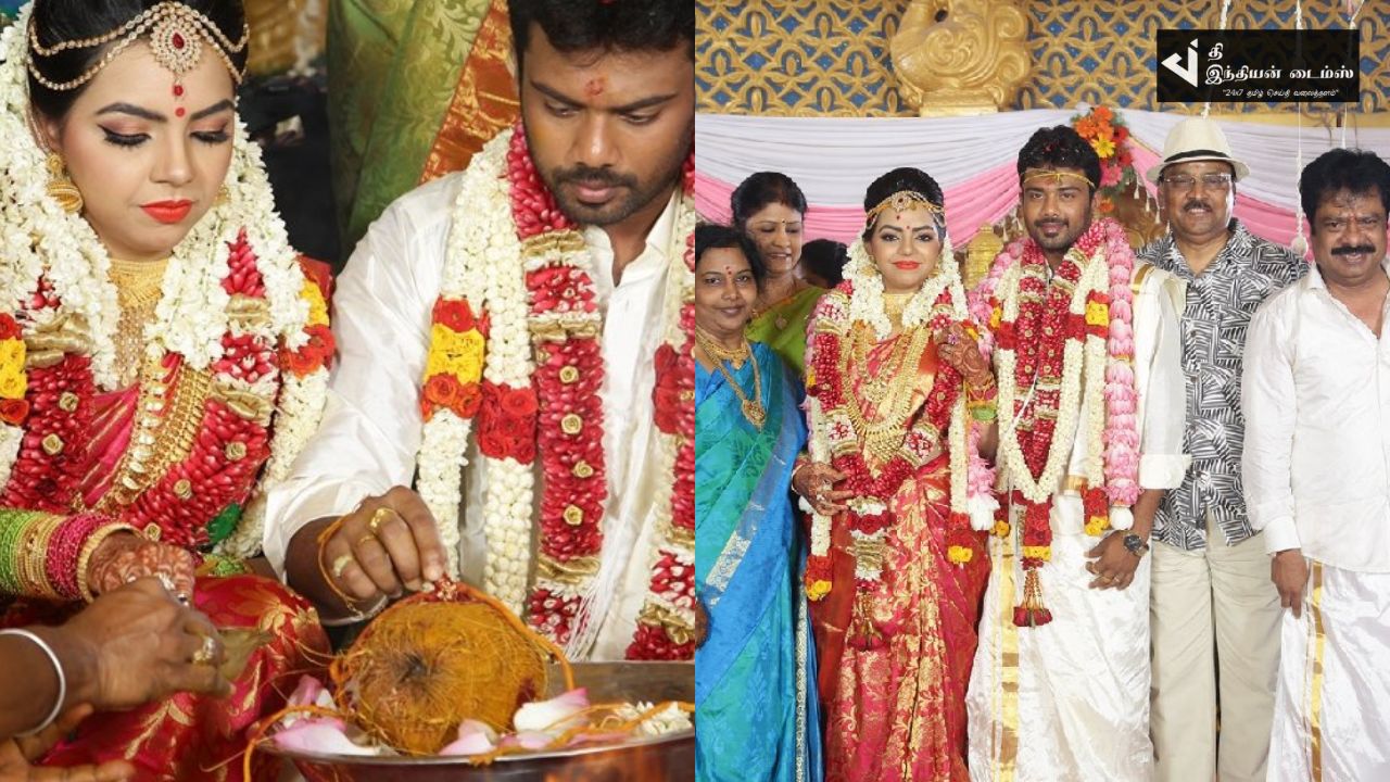 இயக்குனர் மற்றும் நடிகர் பாண்டியராஜன் மகன் திருமண புகைப்படங்கள்