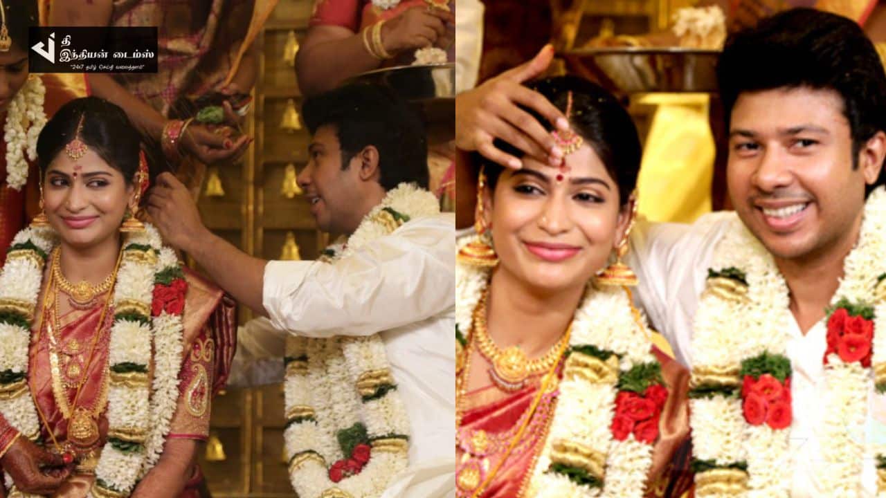 சென்னை 28 பட நடிகை விஜயலட்சுமியின் திருமண புகைப்படங்கள்