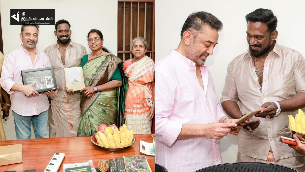 உலகநாயகனுக்கு நேரில் சென்று மகள் திருமண அழைப்பிதழ் கொடுத்த Robo Shankar