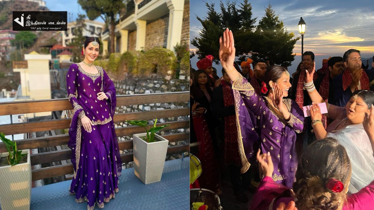 சகோதரர் திருமண கொண்டாட்டத்தில் நடிகை Rashi Kanna