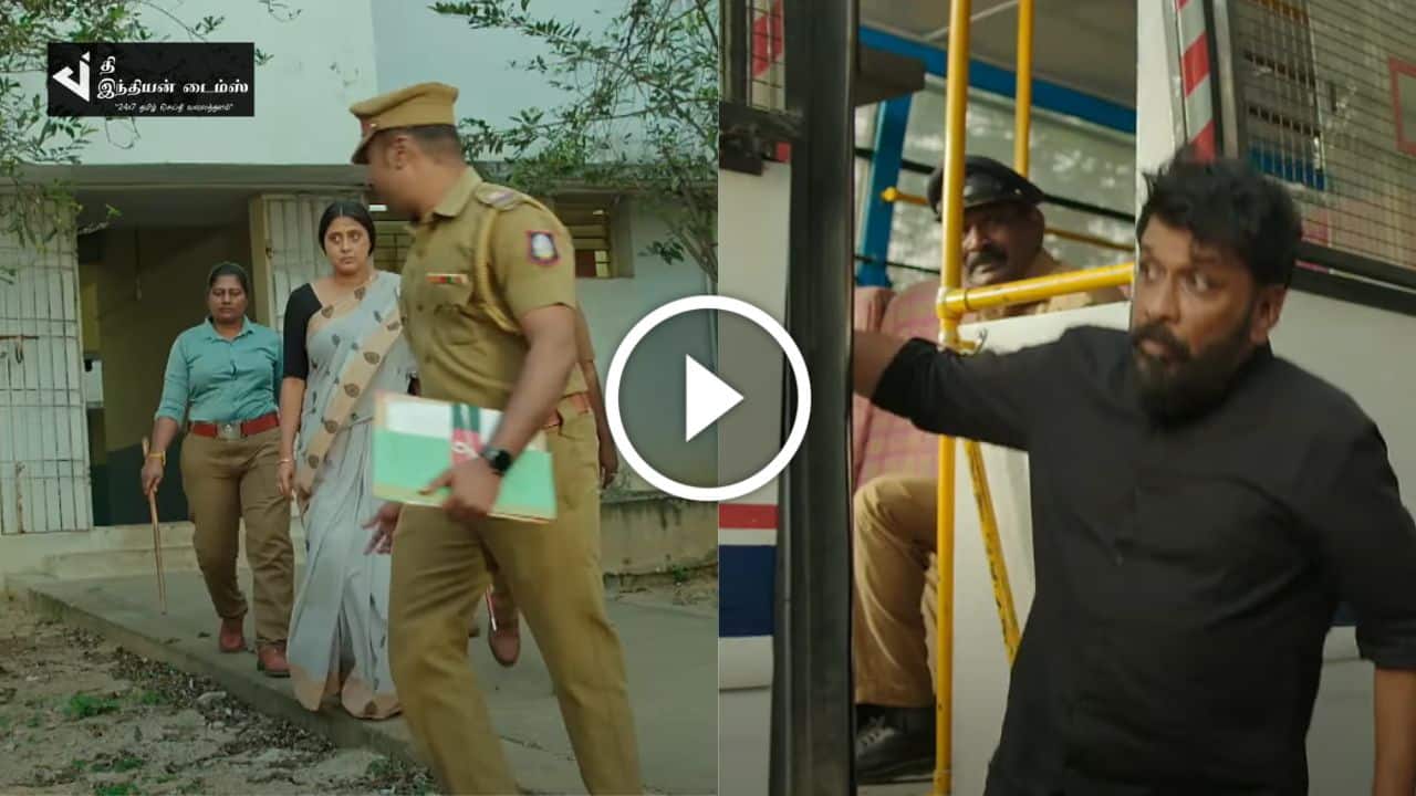 போலீஸ் உதவியுடன் தப்பித்த ஜீவானந்தம்… தர்ஷினியை தேடி கிளம்பிய ஜீவானந்தம்.. எதிர்நீச்சல் ப்ரோமோ