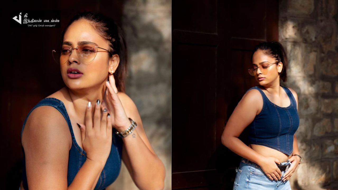 குமுதா HAPPY அண்ணாச்சி.. நடிகை நந்திதாவின் கலக்கல் புகைப்படங்கள்