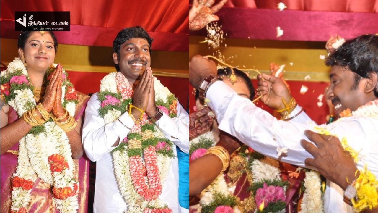 நடிகரும் பாராளுமன்ற உறுப்பினருமான விஜய் வசந்த் திருமண புகைப்படங்கள்