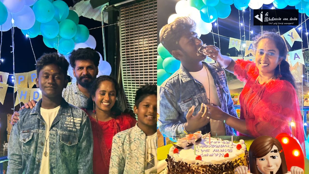 முதல் மகனின் பிறந்தநாளை கொண்டாடிய BIGGBOSS தாமரை செல்வி