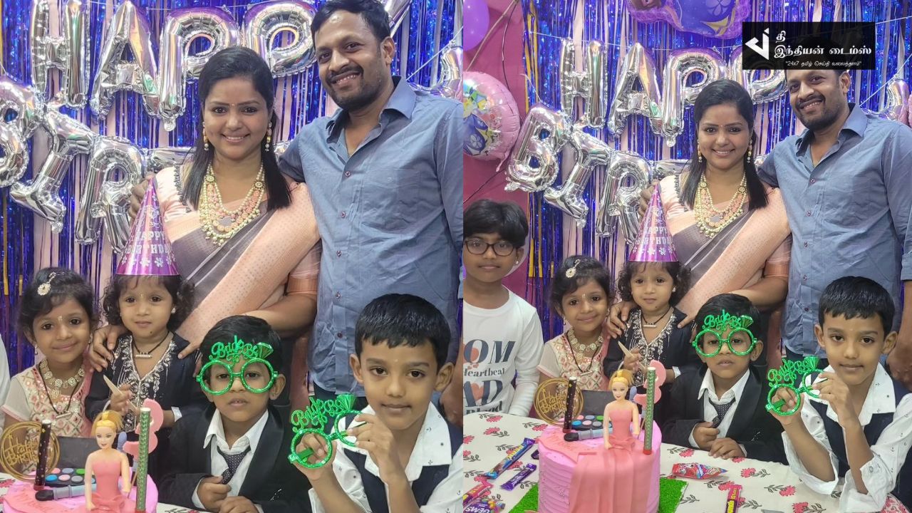 சூர்யவம்சம் குழந்தை நட்சத்திரம் ஹேமலதா மகளின் பிறந்தநாள் கொண்டாட்டம்