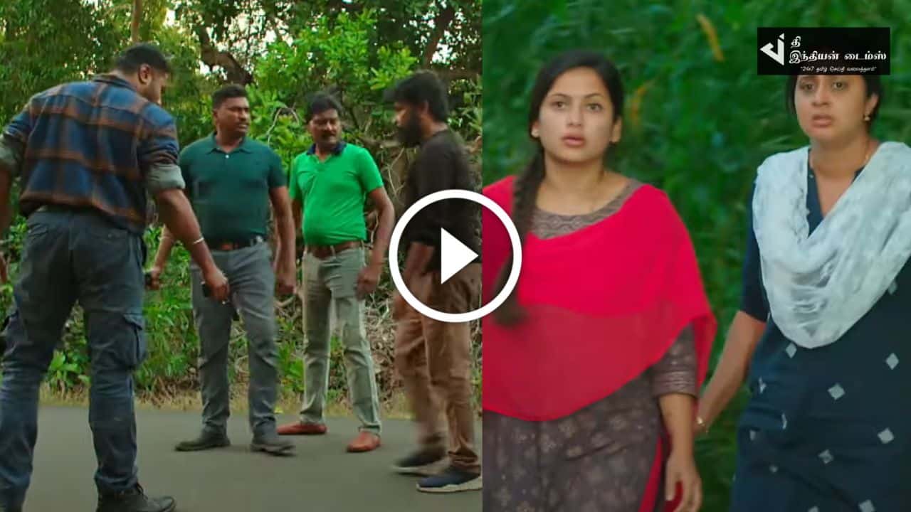 ஜீவானந்தத்தை கைது செய்த போலீஸ்… தர்ஷினியை தேட வழி இல்லாமல் தவிக்கும் ஈஸ்வரி.. எதிர்நீச்சல் ப்ரோமோ