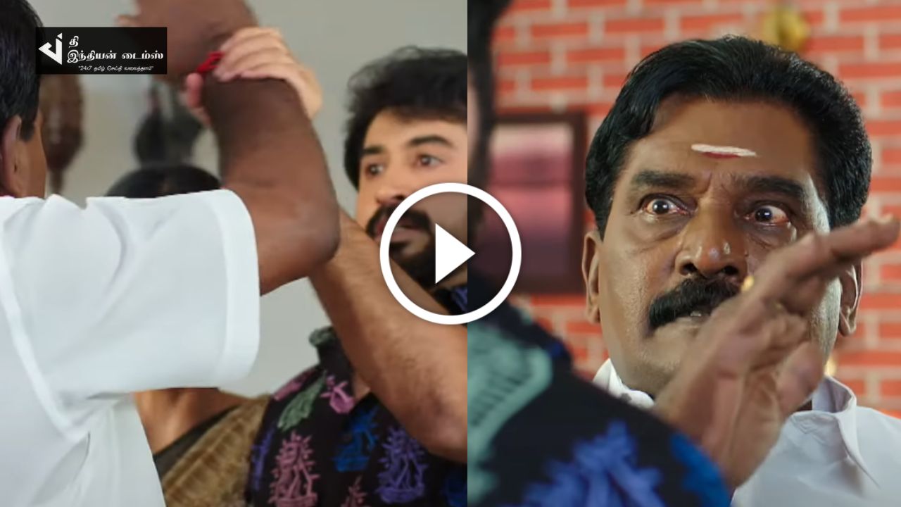 அடிக்க சென்ற AGS கையை பிடித்து தடுத்த கதிர்… அதிர்ச்சியடைந்த AGS.. எதிர்நீச்சல் ப்ரோமோ