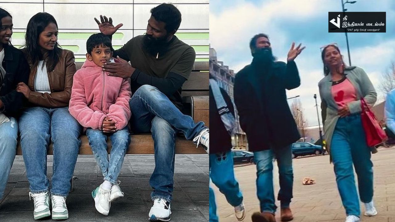 வெளிநாட்டில் குடும்பத்துடன் இயக்குனர் வெற்றிமாறன்