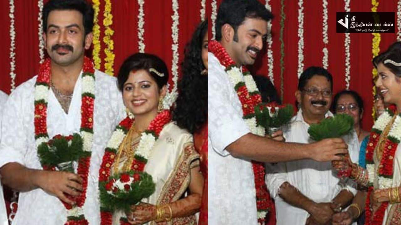 நடிகர் பிரித்விராஜ் திருமண புகைப்படங்கள்