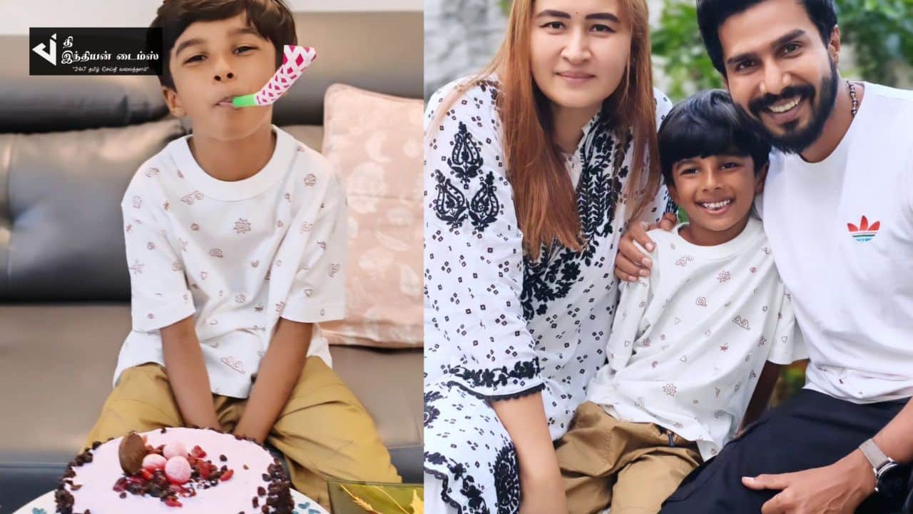 மகனின் பிறந்தநாளை கொண்டாடிய நடிகர் விஷ்ணு விஷால்