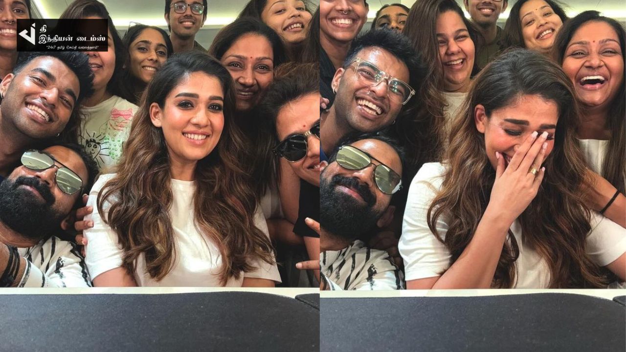 என் FRIEND-அ போல யாரு மச்சான்.. நண்பர்களுடன் நயன்தாரா
