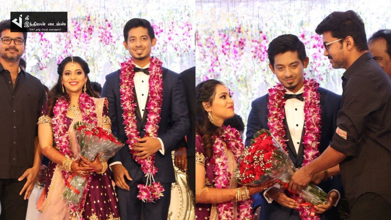 விஷால் தங்கை திருமணத்தில் கலந்துகொண்ட தளபதி விஜய் THROWBACK புகைப்படங்கள்