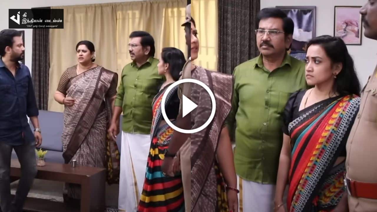 அர்ஜுனை கடத்தியதாக தமிழ் மீது புகார் கொடுத்த ராகினி… தமிழும் சரஸ்வதியும் ப்ரோமோ