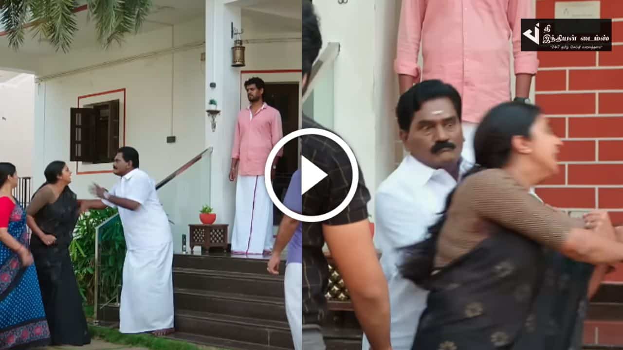 ஈஸ்வரியை கழுத்தை பிடித்து வெளியே தள்ளும் ஆதி குண சேகரன்.. எதிர்நீச்சல் ப்ரோமோ