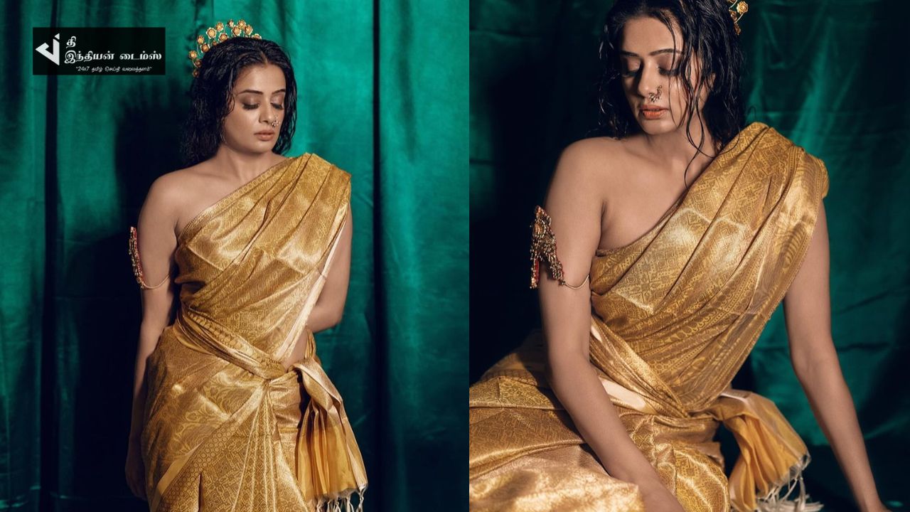 மேல் சட்டை இல்லாமல் நடிகை பிரியாமணி வெளியிட்ட புகைப்படங்கள்