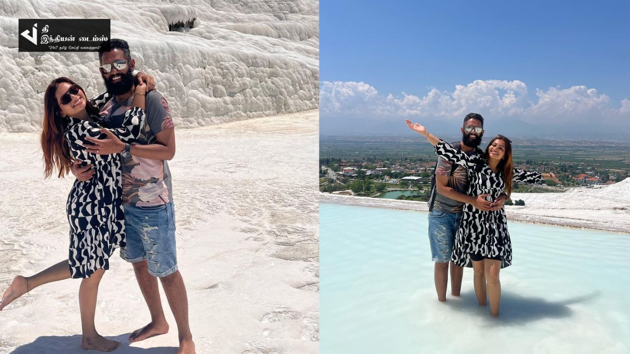 மீண்டும் HONEYMOON பறந்த தமிழும் சரஸ்வதியும் சீரியல் நாயகி நட்சத்திரா