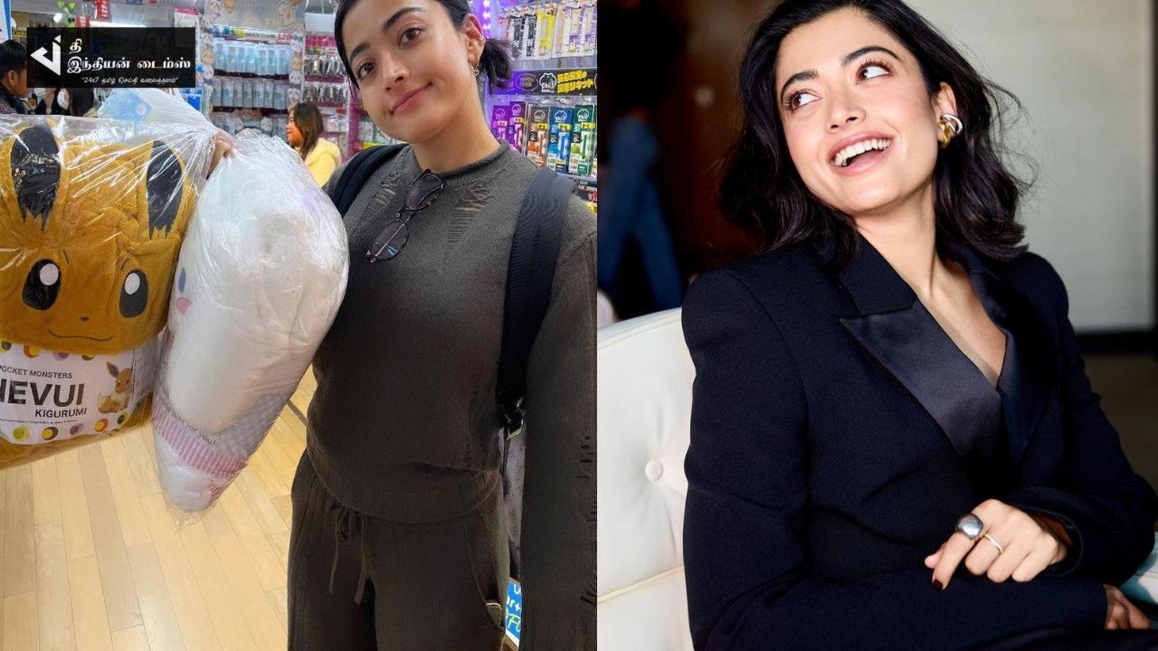 வெளிநாட்டில் விடுமுறையை கொண்டாடும் நடிகை ராஷ்மிக்கா மந்தன்னா