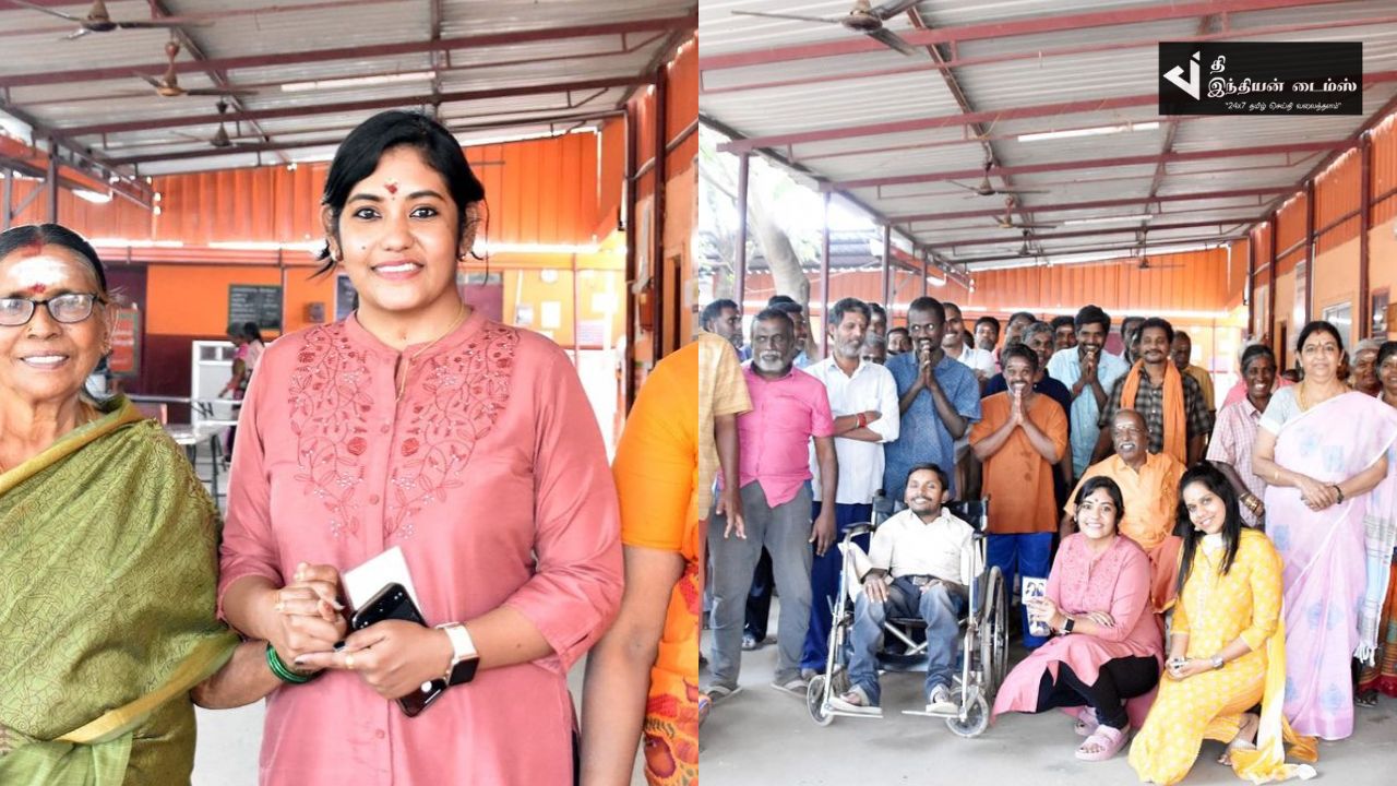 மறைந்த கணவர் பிறந்தநாளை ஆஷ்ரமத்தில் கொண்டாடிய சீரியல் நடிகை ஷ்ருதி