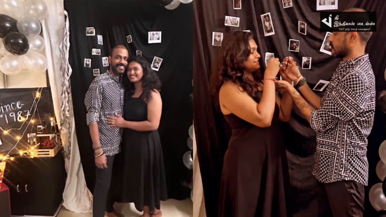கணவருக்கு சர்ப்ரைஸ் கொடுத்து கண்கலங்க வைத்த சீரியல் நடிகை நட்சத்திரா