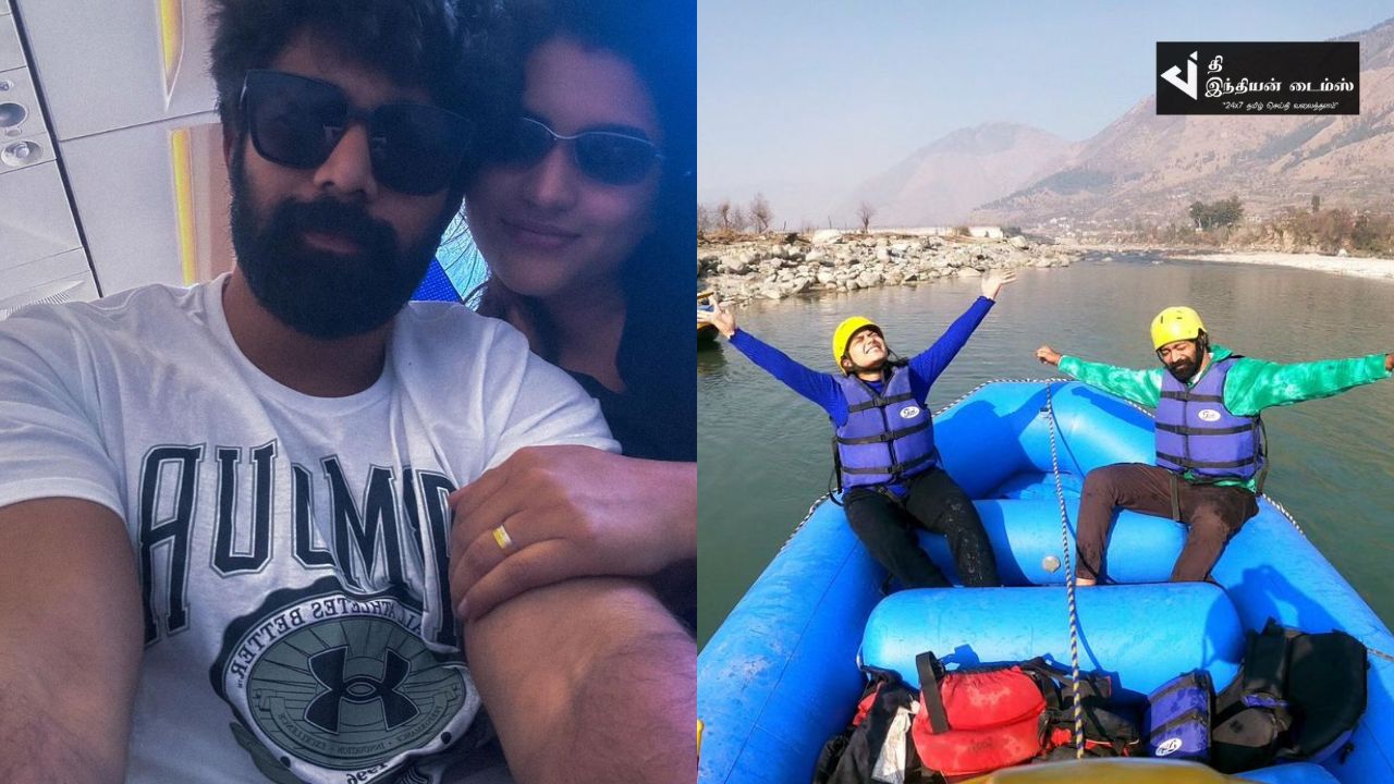 காஷ்மீரில் தேனிலவை கொண்டாடும் சீரியல் நடிகை ஷபானா ஆர்யன்