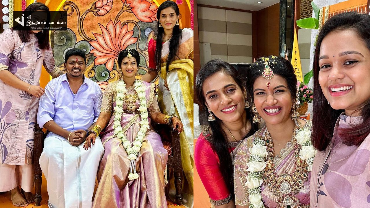 சீரியல் நடிகை ஸ்ரீ தேவி அசோக்கின் வளைகாப்பு புகைப்படங்கள்