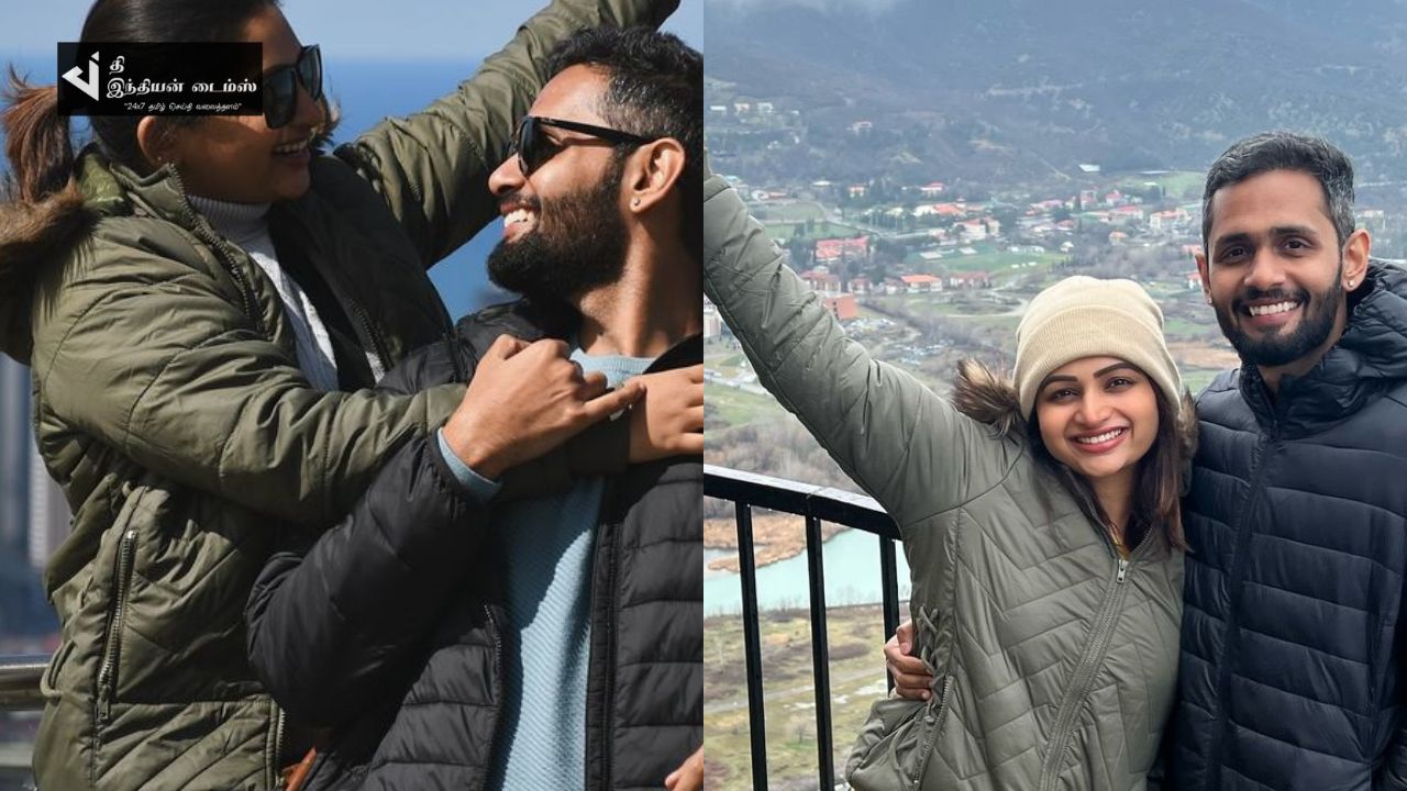 HONEYMOON பறந்த தமிழும் சரஸ்வதியும் சீரியல் நாயகி நட்சத்திரா