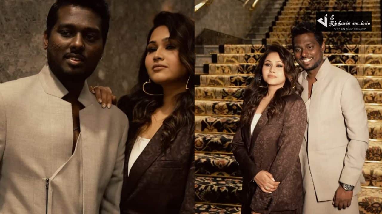 கணவர் அட்லீ உடன் ரொமேன்டிக் புகைப்படம் எடுத்த ப்ரியா