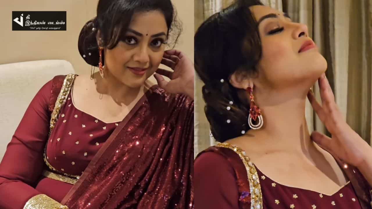 செம்ம ரொமேன்டிக் Pose கொடுத்த நடிகை மீனாவின் கலக்கல் புகைப்படங்கள்