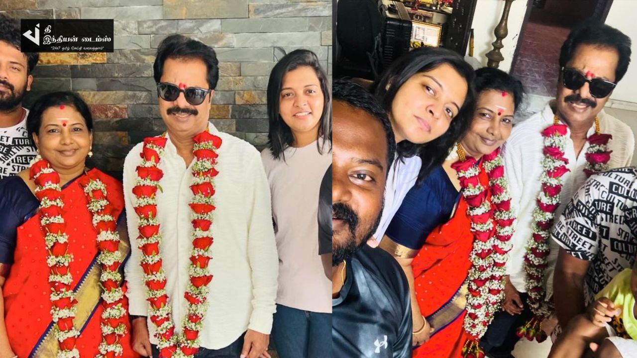 38வது திருமண நாளை கொண்டாடிய இயக்குனர் பாண்டியராஜன்