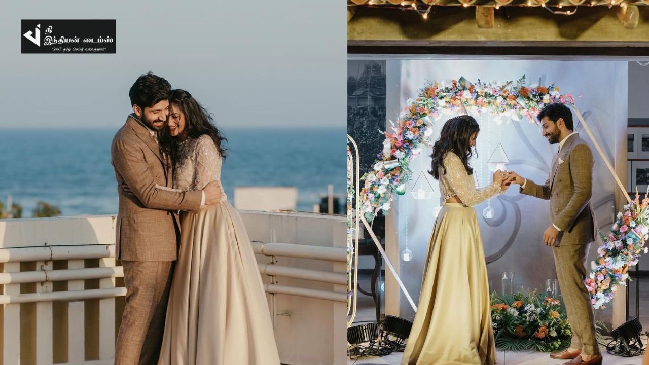 தோழியை மனைவியாக்கிய நடிகர் கிஷன் தாஸ் திருமணம் கோலாகலமாக நடைபெற்றது